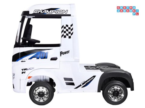 [PA0222] TIR Mercedes Benz Actros na akumulator 12V/14Ah EVA MP3 led - biały
