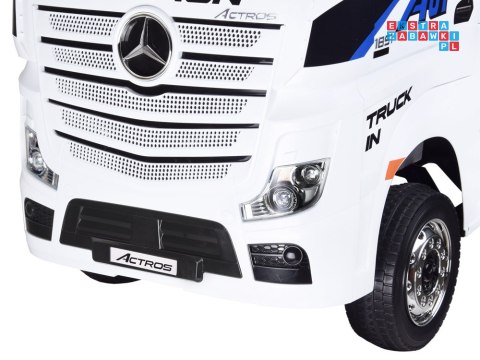 [PA0222] TIR Mercedes Benz Actros na akumulator 12V/14Ah EVA MP3 led - biały