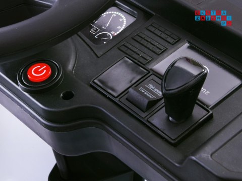 [PA0222] TIR Mercedes Benz Actros na akumulator 12V/14Ah EVA MP3 led - biały