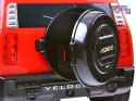 [PA0135] Terenowy Hummer Velocity na akumulator 2x25W 12V/4.5Ah z pilotem EVA - czerwony
