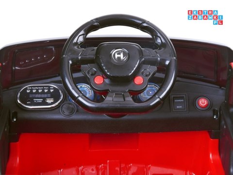 [PA0135] Terenowy Hummer Velocity na akumulator 2x25W 12V/4.5Ah z pilotem EVA - czerwony