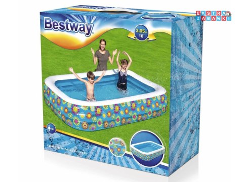 Bestway duży Basen dmuchany 305x183x56cm 54121