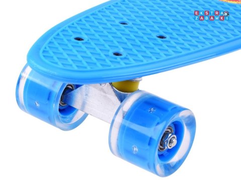 [SP0575 ŚWI] Deskorolka fiszka dla dzieci do 50kg świecące koła LED