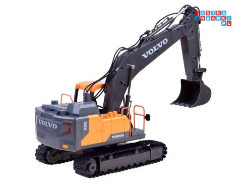Duża koparka VOLVO 3w1 Zdalnie sterowana Pilot - 3 końcówki RC0495