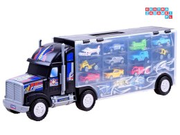 Duży tir Ciężarówka z autkami resoraki ZA2914