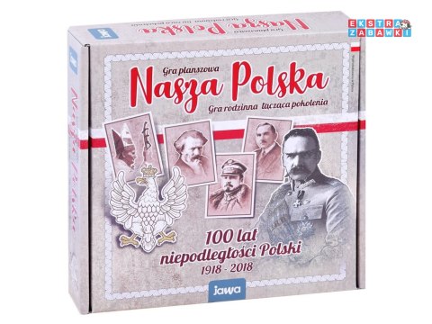 [GR0381] Jawa rodzinna gra planszowa Nasza Polska quizz z wiedzy historycznej