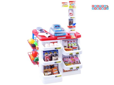 [ZA2681] Kasa fiskalna supermarket koszyk sklep ze skanerem