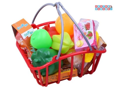 [ZA2681] Kasa fiskalna supermarket koszyk sklep ze skanerem