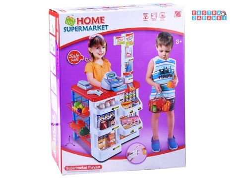 [ZA2681] Kasa fiskalna supermarket koszyk sklep ze skanerem