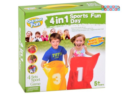 [SP0568] Kinderparty worki do skakania jajka łyżki