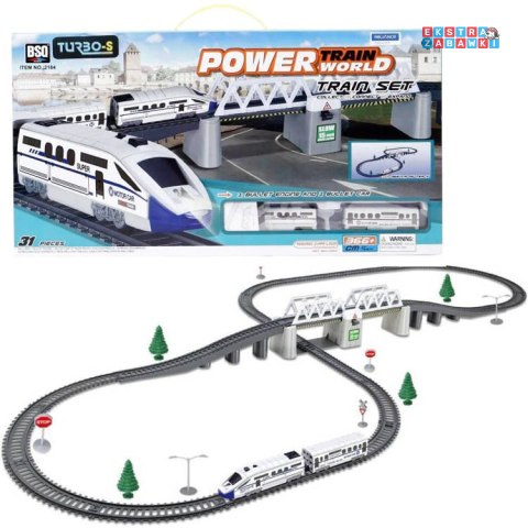 [RC0469] Kolejka elektryczna Nowoczesny pociąg 366cm
