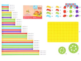 Kreatywne klocki giętkie Makarony patyczki 150 ele. ZA2508
