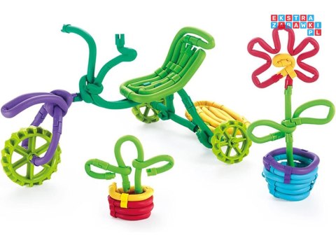 Kreatywne klocki giętkie Makarony patyczki 150 ele. ZA2508