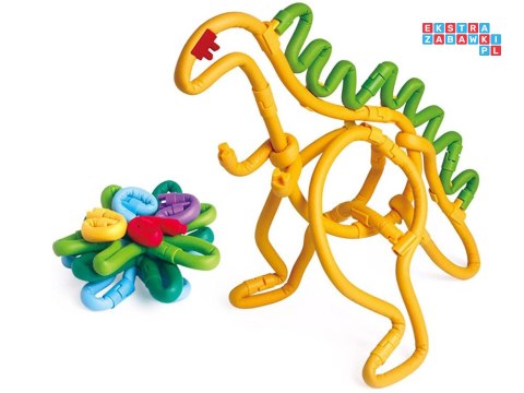 Kreatywne klocki giętkie Makarony patyczki 150 ele. ZA2508
