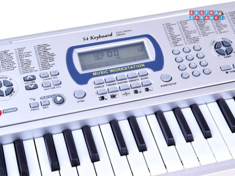 [IN0116] Organy z mikrofonem MQ5407 54 klawisze keyboard