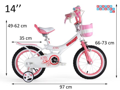 Royal Baby Rower JENNY 14 cali + pchaczyk RB14G-4