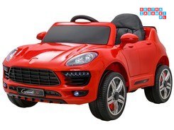 [PA0149] Sportowe auto z efektem bujania na akumulator 2x30W 12V/4.5Ah z pilotem - czerwony