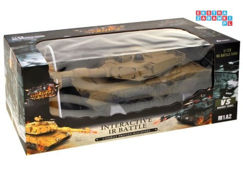 [RC0374] Sterowany czołg M1A2 kamuflaż pustynny