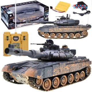 [RC0373] Sterowany czołg T90 strzela jeździ świeci