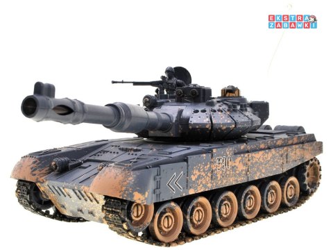 [RC0373] Sterowany czołg T90 strzela jeździ świeci