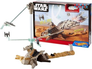 [ZA2744] Zestaw Hot Wheels Star Wars statek kosmiczny napęd + dźwięk bitwy