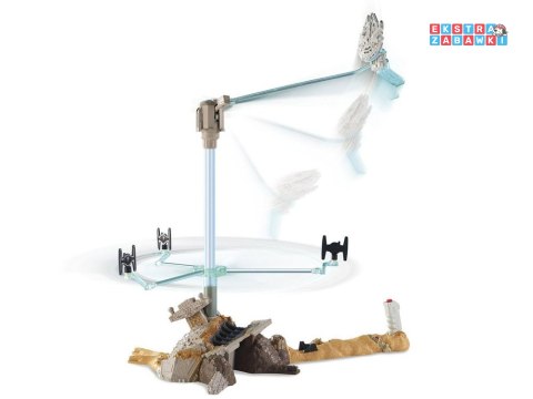 [ZA2744] Zestaw Hot Wheels Star Wars statek kosmiczny napęd + dźwięk bitwy