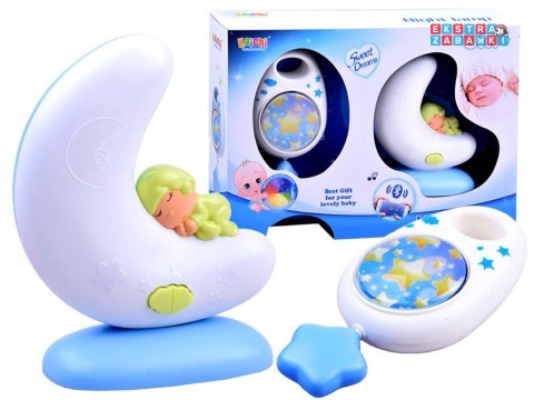 [ZA2645] Zestaw mobilna pozytywka 2w1 z Bluetooth Lampka nocna do łóżeczka