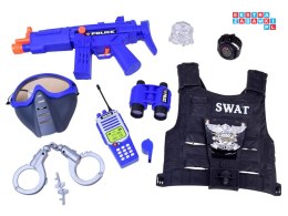 [ZA2984] Zestaw kostium policjanta kamizelka akcesoria