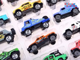 Duży zestaw 20 metalowych autek Auta terenowe resoraki ZA3233