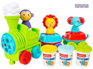 [ZA3619] Fisher Price Pociąg masa plastyczna 3 kolory