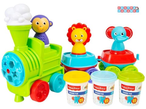 [ZA3619] Fisher Price Pociąg masa plastyczna 3 kolory