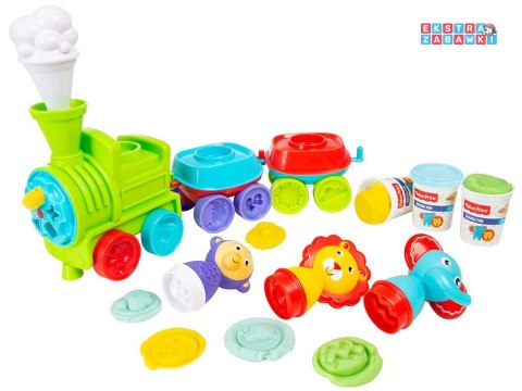 [ZA3619] Fisher Price Pociąg masa plastyczna 3 kolory