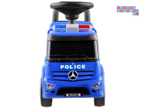 Jeździk Mercedes POLICJA autko pchacz ZA3690