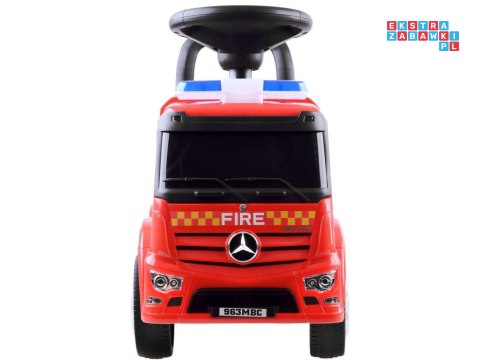 Jeździk Mercedes STRAŻ POŻARNA autko pchacz ZA3689