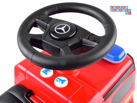 Jeździk Mercedes STRAŻ POŻARNA autko pchacz ZA3689