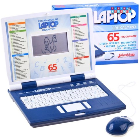 [ZA3321] Laptop edukacyjny polsko angielski 65 funkcji
