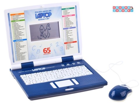 [ZA3321] Laptop edukacyjny polsko angielski 65 funkcji