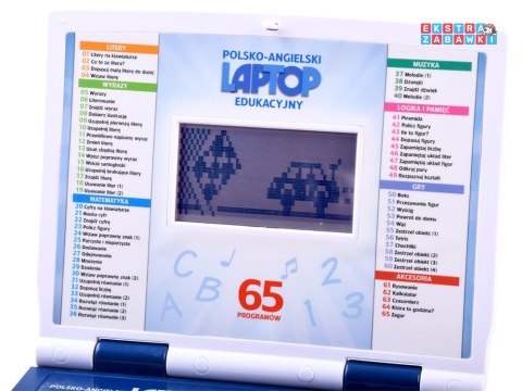 [ZA3321] Laptop edukacyjny polsko angielski 65 funkcji