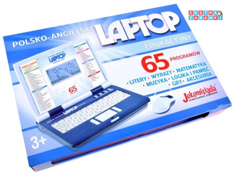 [ZA3321] Laptop edukacyjny polsko angielski 65 funkcji