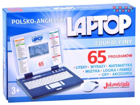 [ZA3321] Laptop edukacyjny polsko angielski 65 funkcji