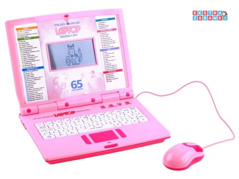 [ZA3321 RO] Laptop edukacyjny polsko angielski 65 funkcji