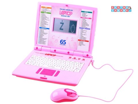[ZA3321 RO] Laptop edukacyjny polsko angielski 65 funkcji