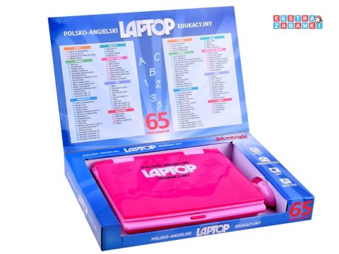 [ZA3321 RO] Laptop edukacyjny polsko angielski 65 funkcji