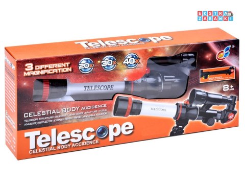 [ES0020] Luneta teleskop statyw powiększa 20x 30x 40x