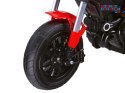 [PA0235] Motocykl Street Bob na akumulator 6V/7Ah pompowane opony wolny start MP3 - czerwony
