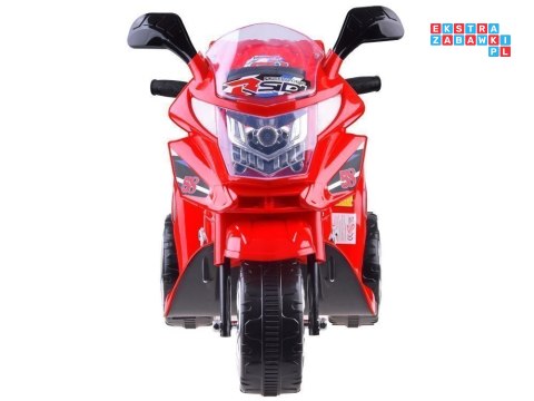 [PA0241] Motorek na akumulator 6V/4.5Ah światła led - czerwony