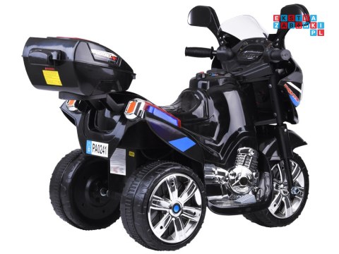 [PA0241] Motorek na akumulator 6V/4.5Ah światła led - czarny