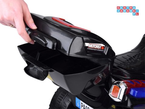 [PA0241] Motorek na akumulator 6V/4.5Ah światła led - czarny