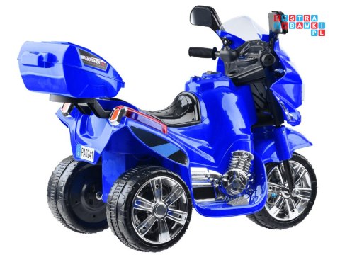 [PA0241] Motorek na akumulator 6V/4.5Ah światła led - niebieski