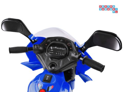 [PA0241] Motorek na akumulator 6V/4.5Ah światła led - niebieski